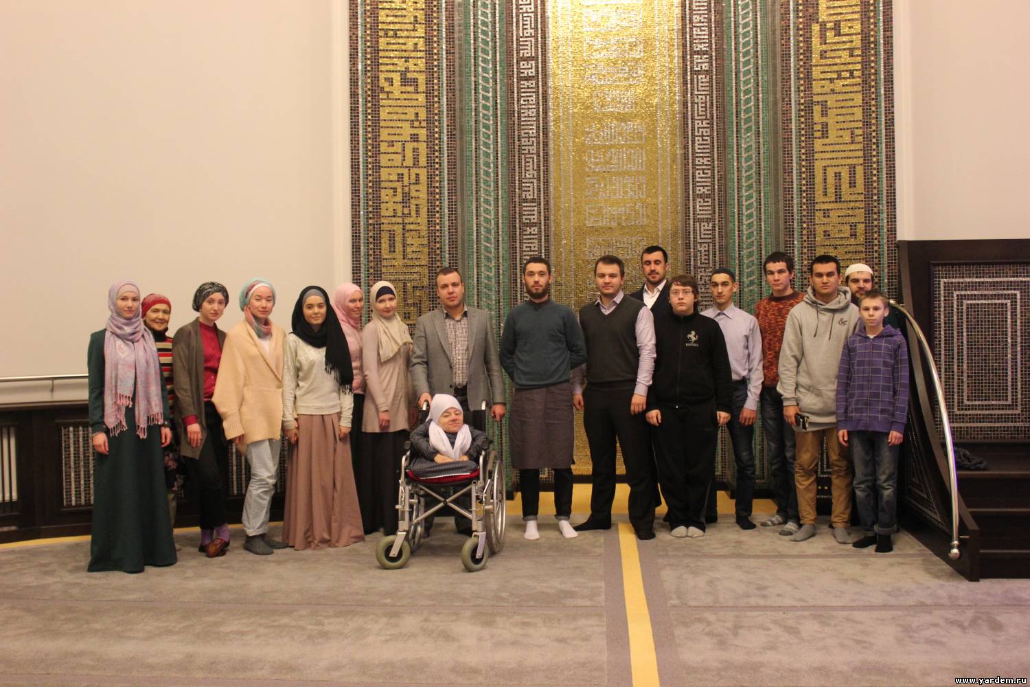 В Казанской мечети «Ярдэм» прошла встреча с каллиграфом Эдуардом Димасовым